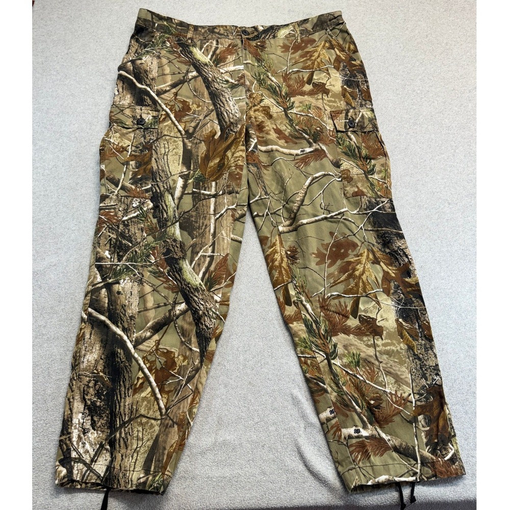 RedHead Realtree AP Camo Cargo Hunting Pants Mens XL Drawstring Hem Outdoor Work
